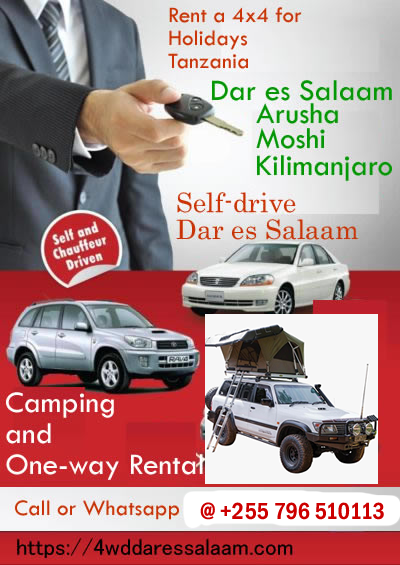 4wd Dar es Salaam Car Rentals for self-drive